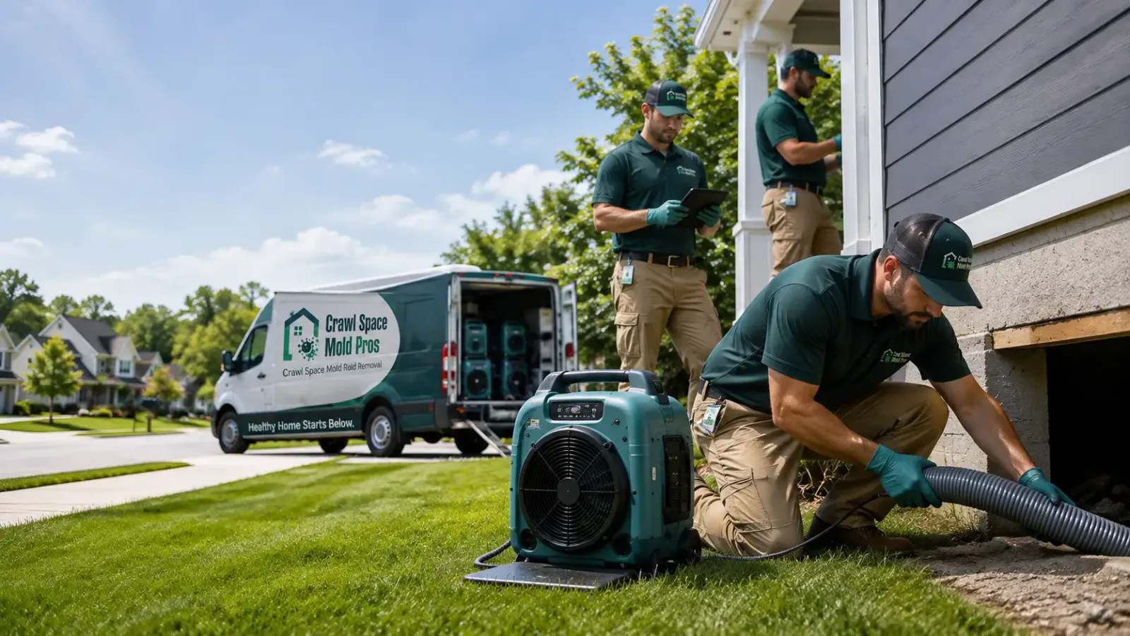 Crawl Space Mold Removal in Wataga, IL